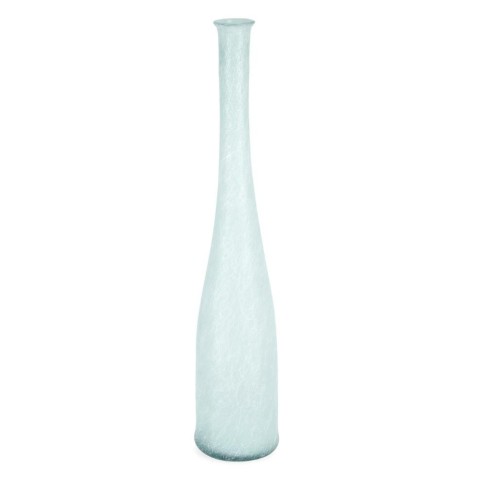 BOTTIGLIA ABBY VETRO AZZURRO SETA H.100